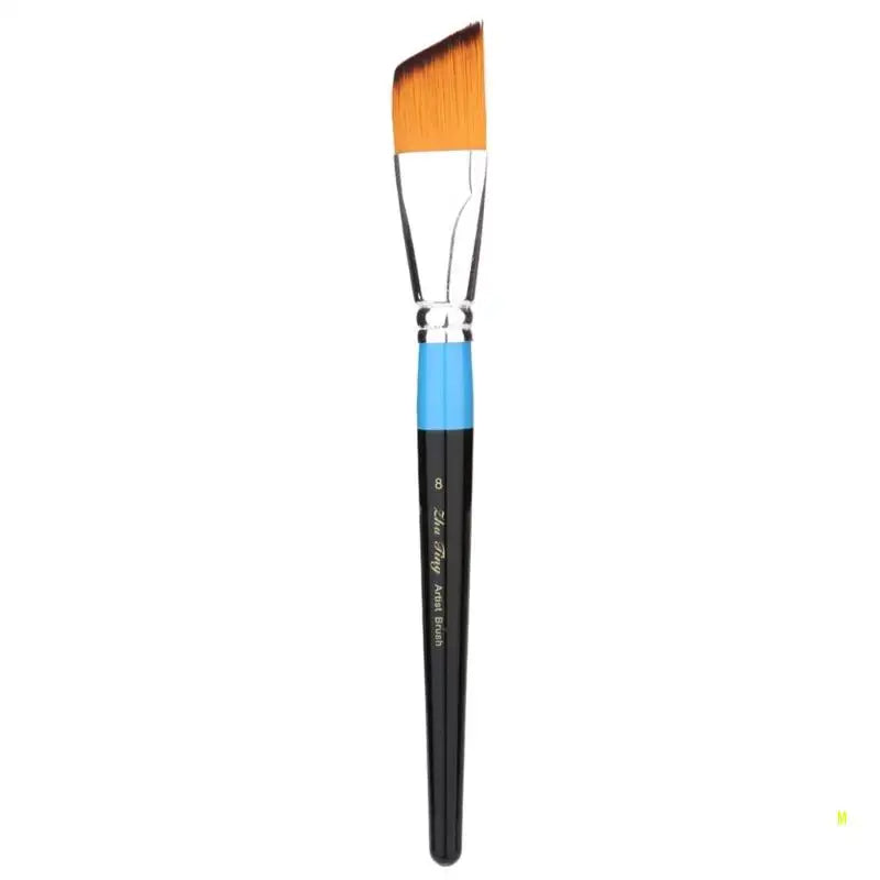 Hand Painted Brush Nylon Hair Artist Paintbrush Acrylic Art Paint Brush, Fine Tip Paint Brush for Watercolor Paint Brush F19E
