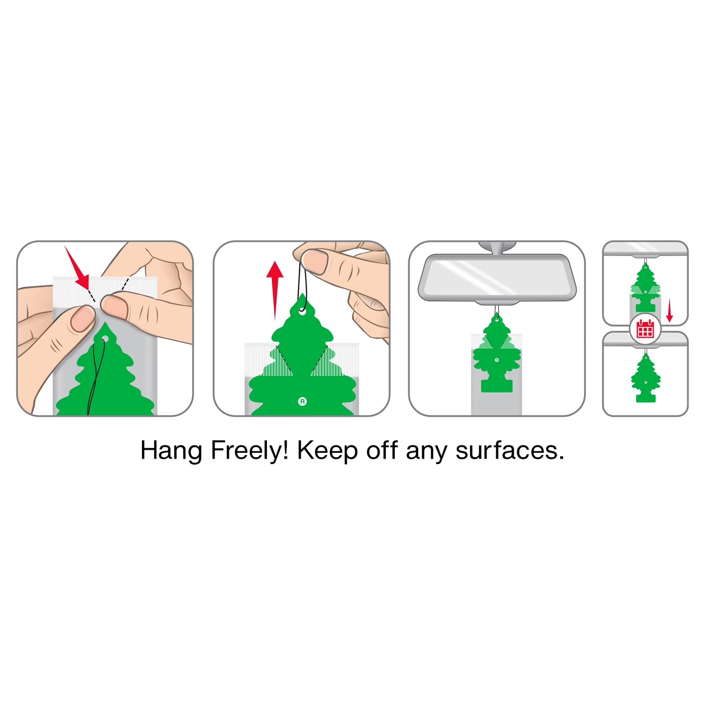 Air Freshener Black Ice Fragrance 6-Pack