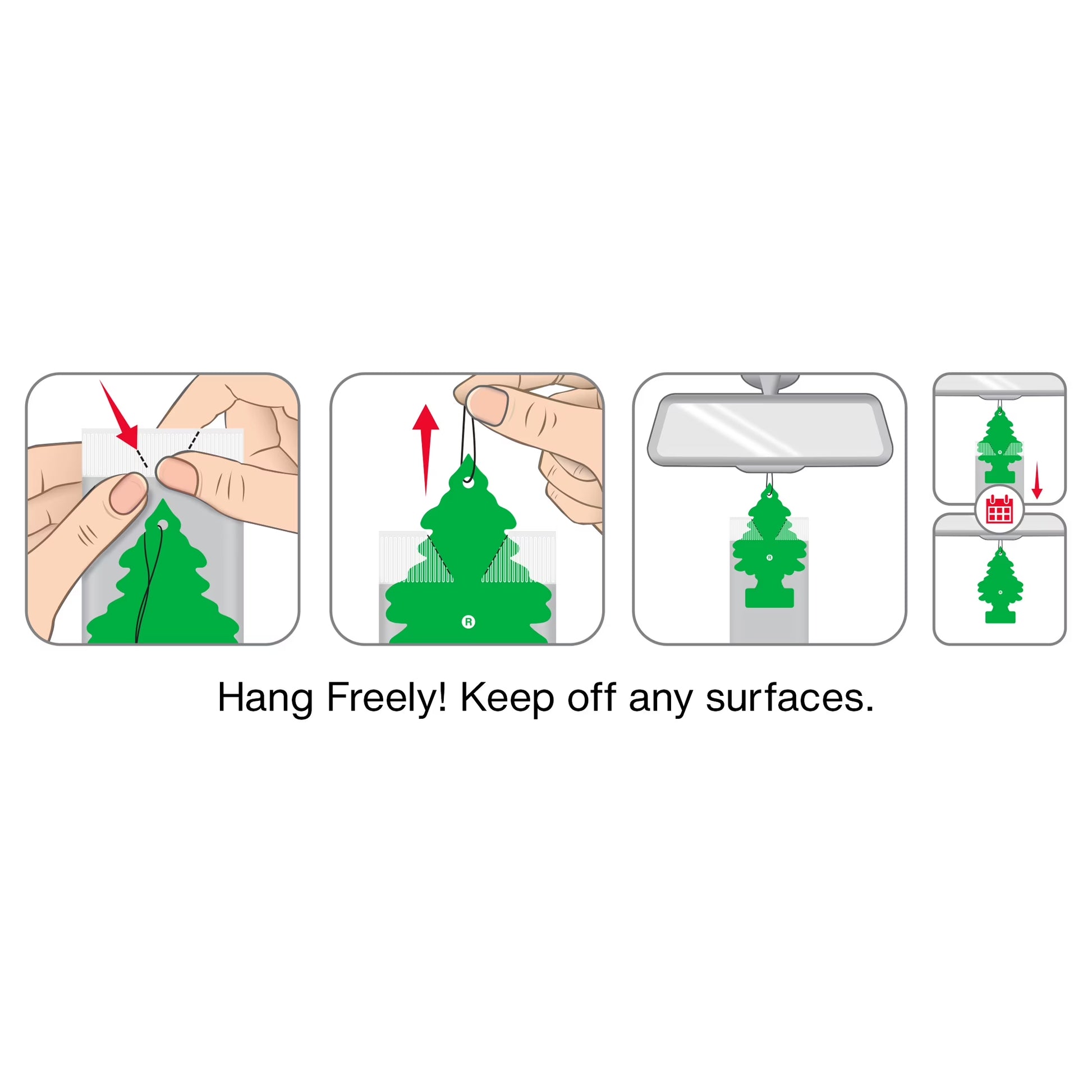 Air Freshener Black Ice Fragrance 6-Pack