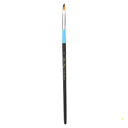 Hand Painted Brush Nylon Hair Artist Paintbrush Acrylic Art Paint Brush, Fine Tip Paint Brush for Watercolor Paint Brush F19E
