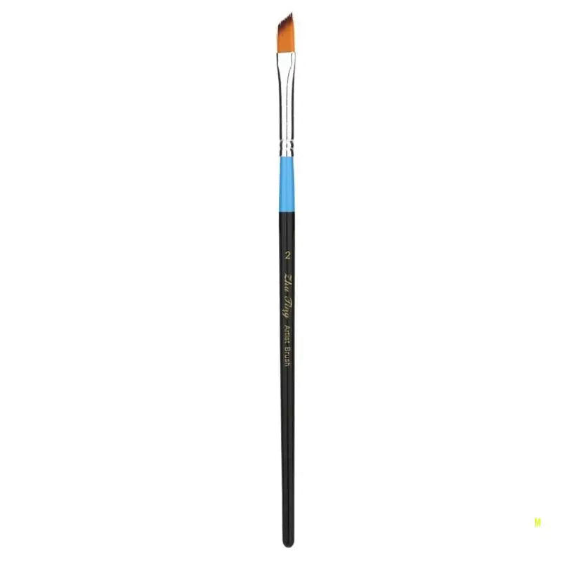 Hand Painted Brush Nylon Hair Artist Paintbrush Acrylic Art Paint Brush, Fine Tip Paint Brush for Watercolor Paint Brush F19E