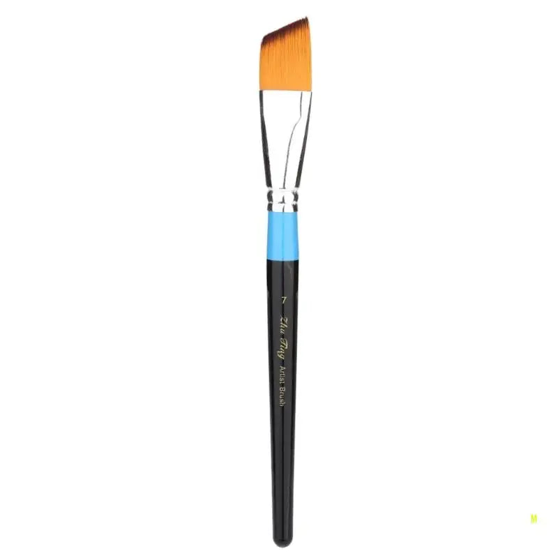 Hand Painted Brush Nylon Hair Artist Paintbrush Acrylic Art Paint Brush, Fine Tip Paint Brush for Watercolor Paint Brush F19E